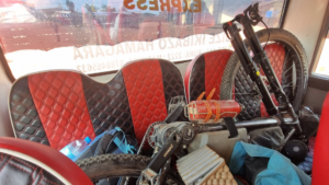 bike in bus to kigali