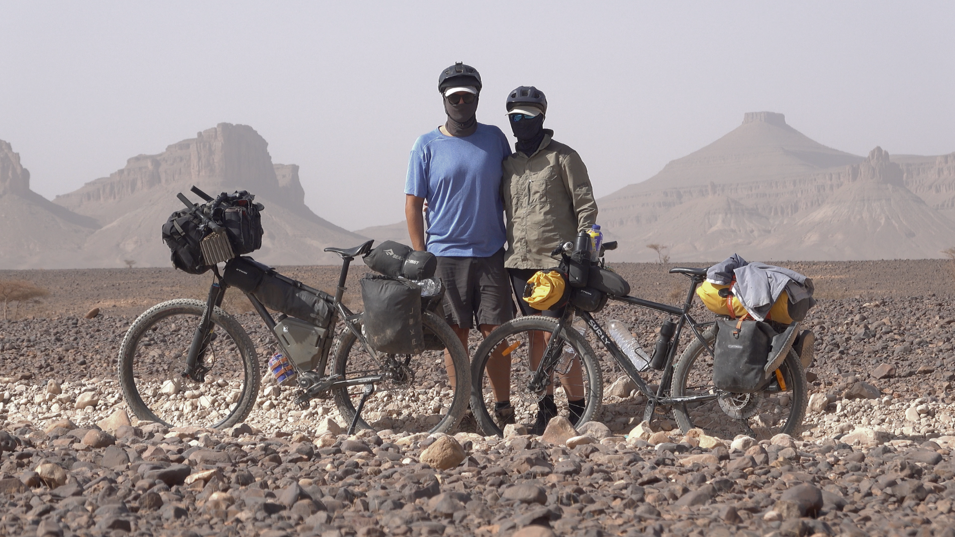 bikepacking through the sahara desert